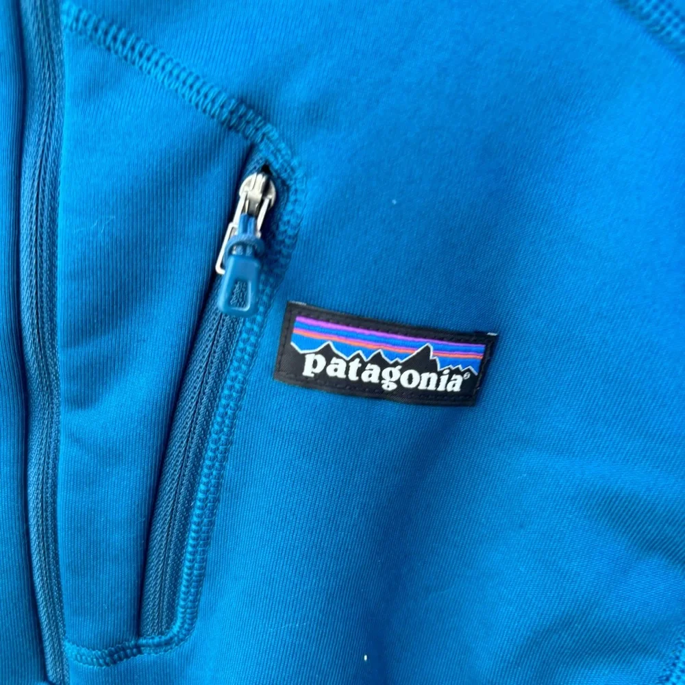 Patagonia Crosstrek 1/2-Zip Pullover, Mock Neck Men’s XS Blue - Picture 2 of 10